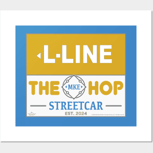 MKE HOP L-Line • Milwaukee Streetcar Posters and Art